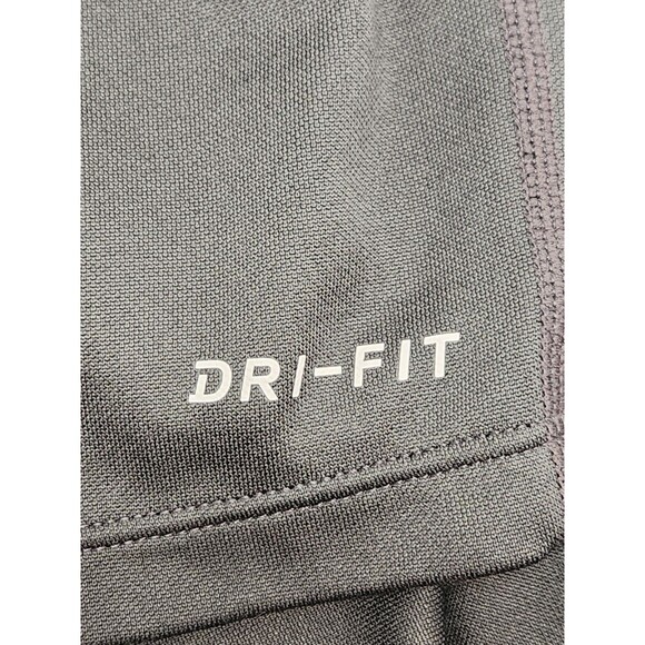 Nike Running Shirt Men's L Black Gray Long Sleeve‎ 1/4 Zip Pullover Dri-Fit - Picture 5 of 9